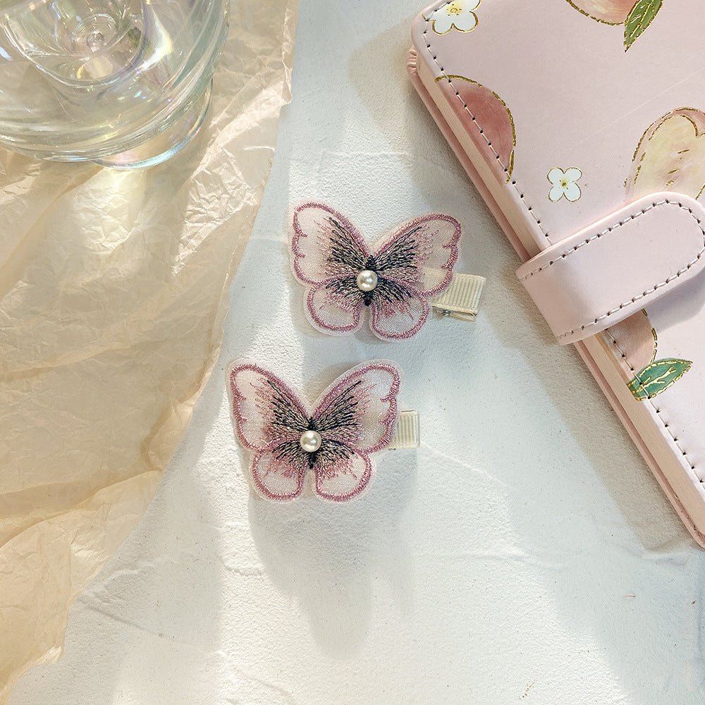 Wholesale girls side clip cute duckbill clip headdress super fairy girl bangs clip hair clip